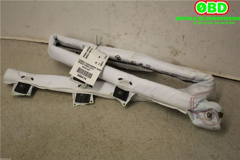 Airbag gardin venstre til Škoda Fabia, 2014-2021 (Type III) (Skoda|6V0 880 741 E)