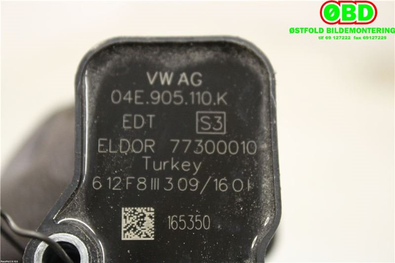 Coil elektronisk til Škoda Fabia 2014-2021 (Type III)  (Skoda|04E 905 110 K|04E 905 110 P|04E905110K)
