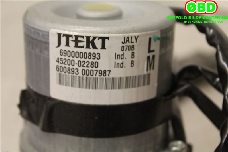 Rattaksel elektrisk servo til Toyota Auris 2007-2010 (Type I, Fase 1)  (TOYOTA|4525002690||4520002280)