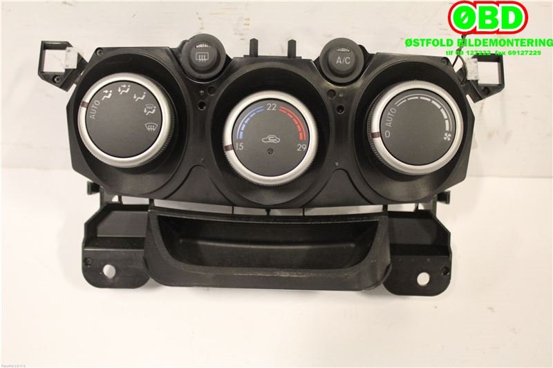 Varmeapparat betjening til Mazda 2 2011-2014 (Type II, Fase 2) (MAZDA|DP7661190|)