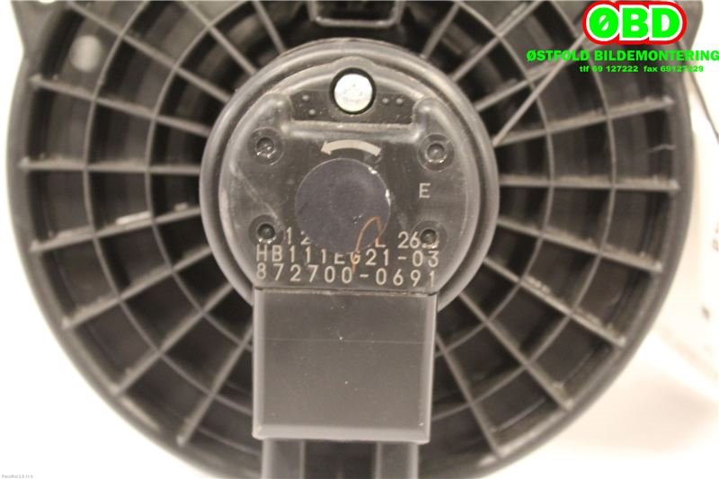 Varmeapparat motor til Mazda 2 2011-2014 (Type II, Fase 2) (MAZDA|DF7161B10|8727000691|)
