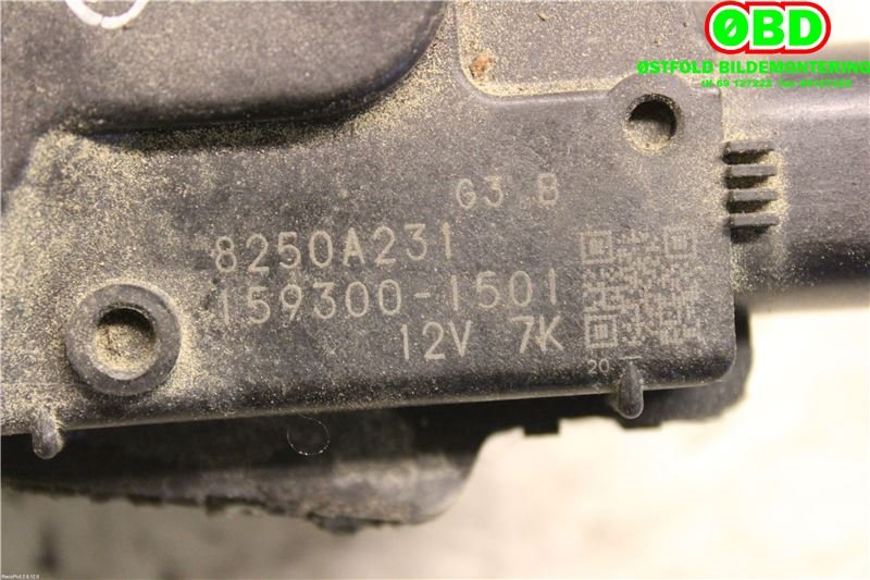 Viskermotor frontrute til Mitsubishi Colt 2009-2013 (Type VII, Fase 2)  (MITSUBISHI|8250A309||1593001501)