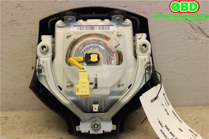 Airbag rattpute til Mitsubishi Colt 2009-2013 (Type VII, Fase 2)  (MITSUBISHI|7030A217XA|)