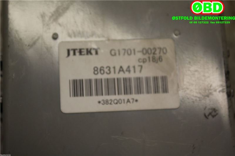 Styreenhet diverse til Mitsubishi Outlander 2007-2010 (Type II, Fase 1) (MITSUBISHI|8631A417|)