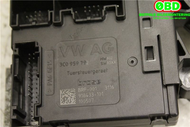 Ruteheis høyre foran til VW Passat 2005-2010 (B6) (B6)