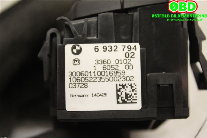Bryter lys til BMW 1-Serie 2004-2011 (E81/E82/E87/E88) (E81/E82/E87/E88) (BMW|61 31 6 932 794||6932794)