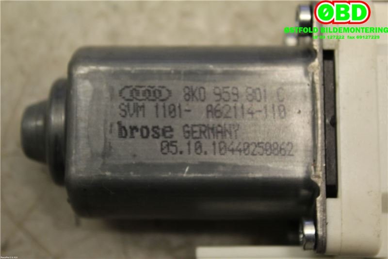 Ruteheis venstre foran til Audi A1 2010-2014 (Type I, Fase 1)  (AUDI|8K0959801C|)