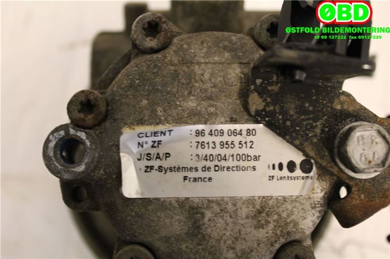 Servo pumpe mekanisk til Peugeot Expert 1996-2007 (Type I)  (PEUGEOT|4007CX||9640906480)