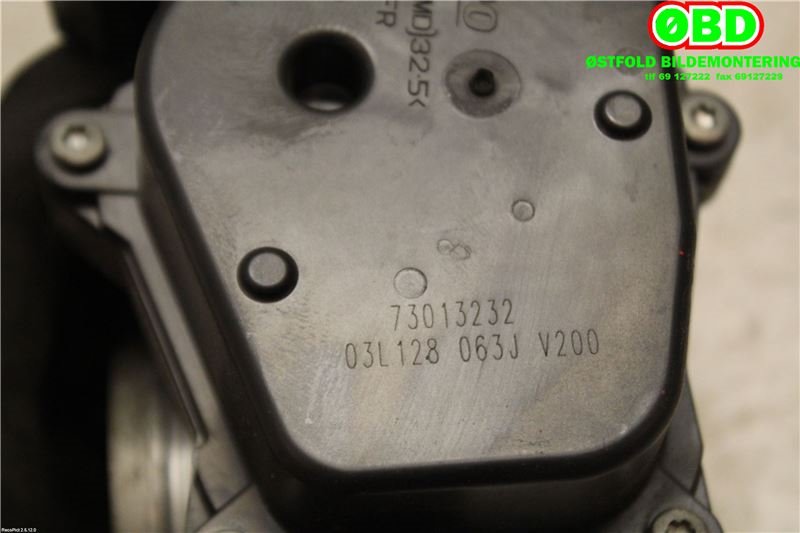 Spjeldhus til VW Golf VI 2008-2012  (VOLKSWAGEN|03L 128 063 Q|03L 128 063 AD|03L128063J)