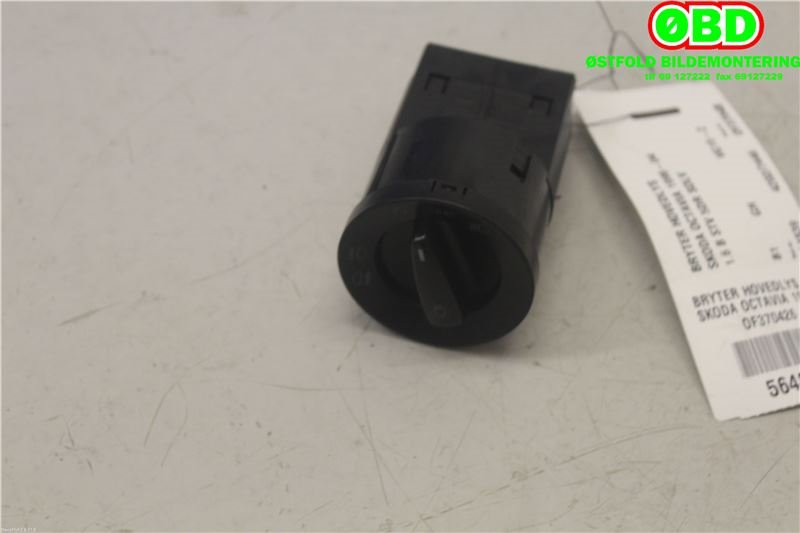 Bryter lys til Škoda Octavia 2000-2004 (Type I, Fase 2) (SKODA|1U0 941 531 D||1U0941531D)