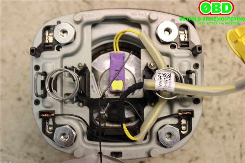 Airbag rattpute til Škoda Roomster 2010-2015 (Fase 2)  (SKODA|5J0 880 201 H||5J0880201H)