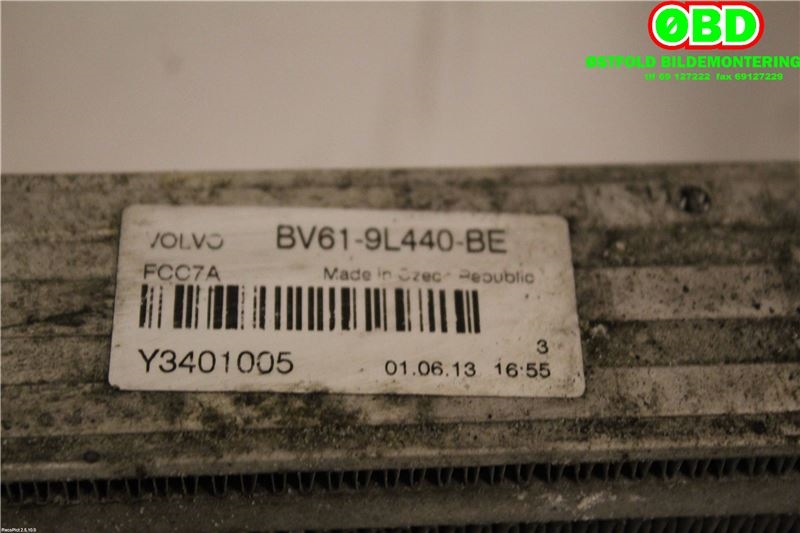 Intercooler til Volvo V40 2012-2019  (VOLVO|31368270||BV619L440BE)