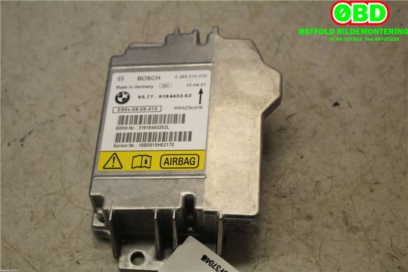 Airbag elektronikk til BMW X1, 2009-2015 (E84) (E84) (BMW|65779184432)