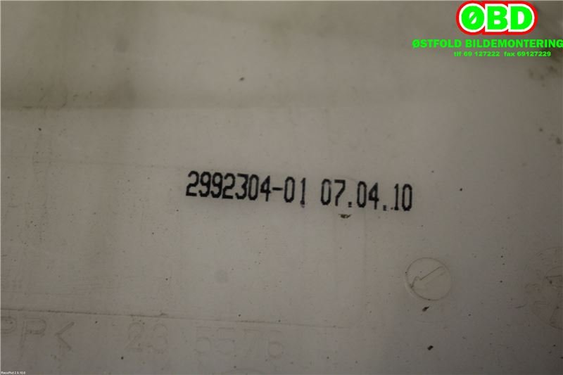 Spylertank til BMW X1 2009-2015 (E84) (E84) (BMW|61667238666|)