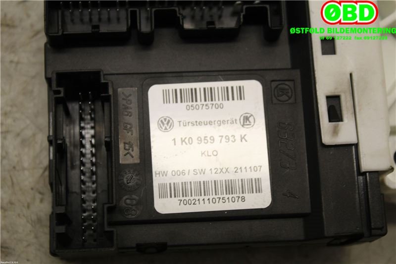 Ruteheis venstre foran til VW Tiguan 2007-2011 (Type I, Fase 1)  (VOLKSWAGEN|5N0 959 701 E||5N0959701A)
