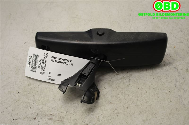 Speil innvendig til VW Tiguan 2007-2011 (Type I, Fase 1)  (VOLKSWAGEN|1K0 857 511 B|)