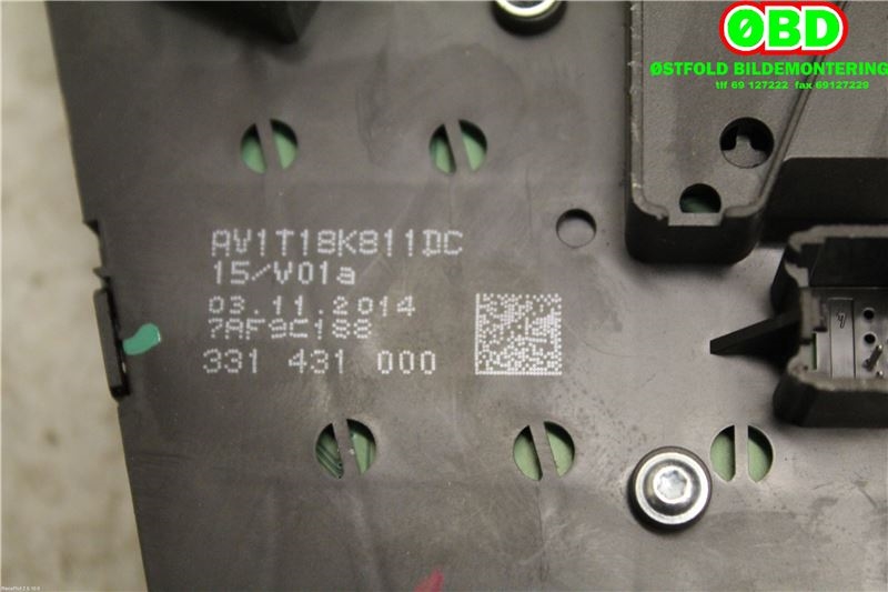 Bilstereo diverse til Ford Transit Courier 2014-2018 (Type I, Fase 1)  (FORD|1787171||AV1T18K811DC)