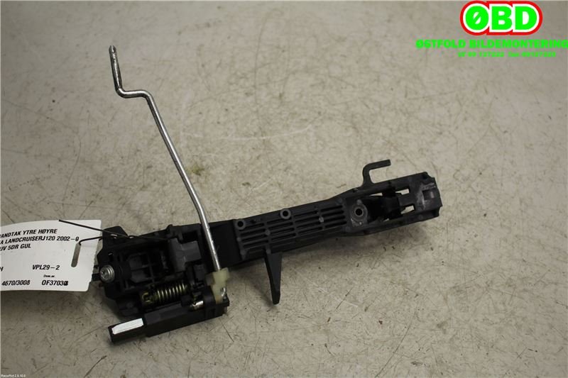 Dørhåndtak utv høyre foran til Toyota Land Cruiser 120 2002-2009  (TOYOTA|6921128070C1|6920128010|)