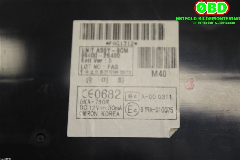 Styreenhet diverse til Hyundai Ix35 2010-2015  (HYUNDAI|954002S400|)