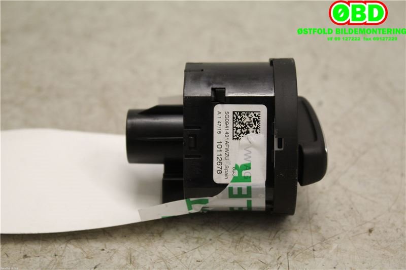 Bryter lys til VW Polo 2014-2017 (Type V, Fase 2)  (VOLKSWAGEN|5G0 941 431 AF||5G0941431AF)