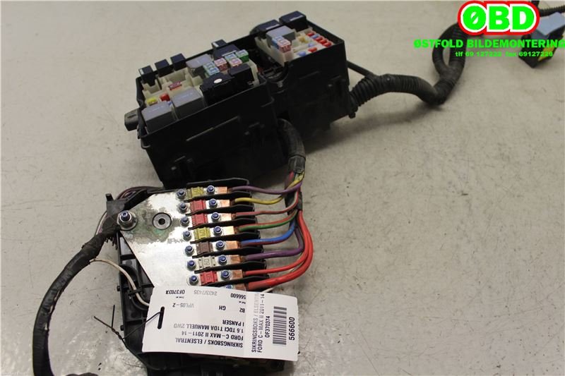 Sikringsboks til Ford C-Max 2010-2015 (Type II, Fase 1) (FORD|)