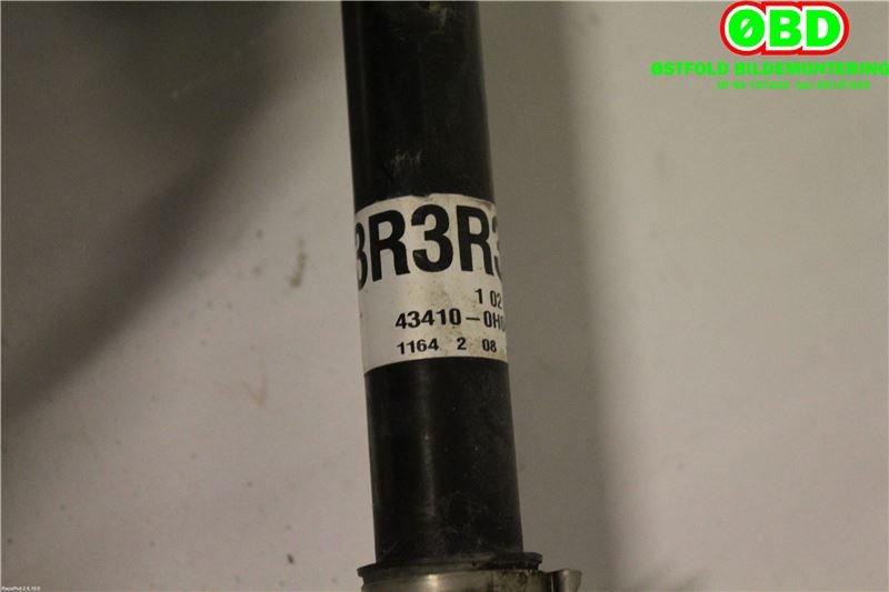 Drivaksel høyre foran til Citroën C1 2014-->> (Type II)  (Citroen C1 Bensin|B000903580||434100H040A)