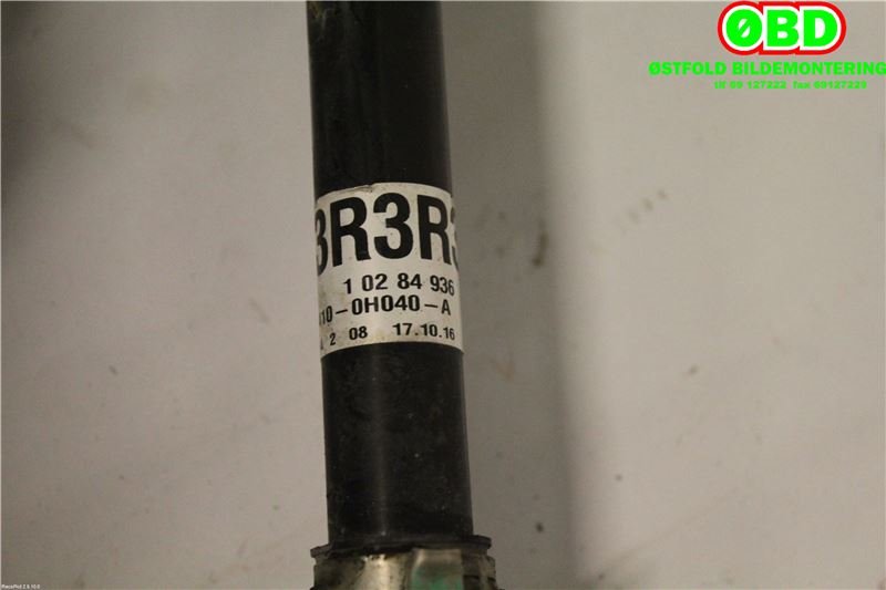 Drivaksel høyre foran til Citroën C1 2014-->> (Type II)  (Citroen C1 Bensin|B000903580||434100H040A)