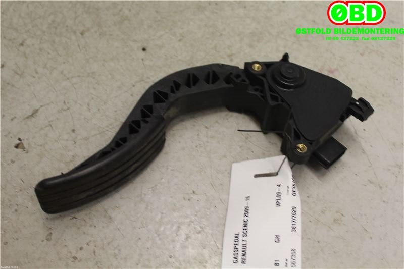 Pedal gass til Renault Scenic 2009-2016 (Type III) (RENAULT|180020024R|180026451R)