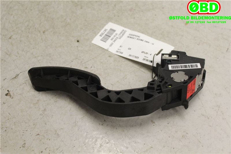 Pedal gass til Renault Scenic 2009-2016 (Type III) (RENAULT|180020024R|180026451R)