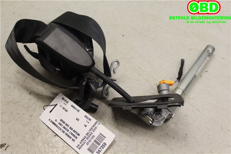 Airbag beltestrammer til Renault Scenic 2009-2016 (Type III) (RENAULT|868840015R|)