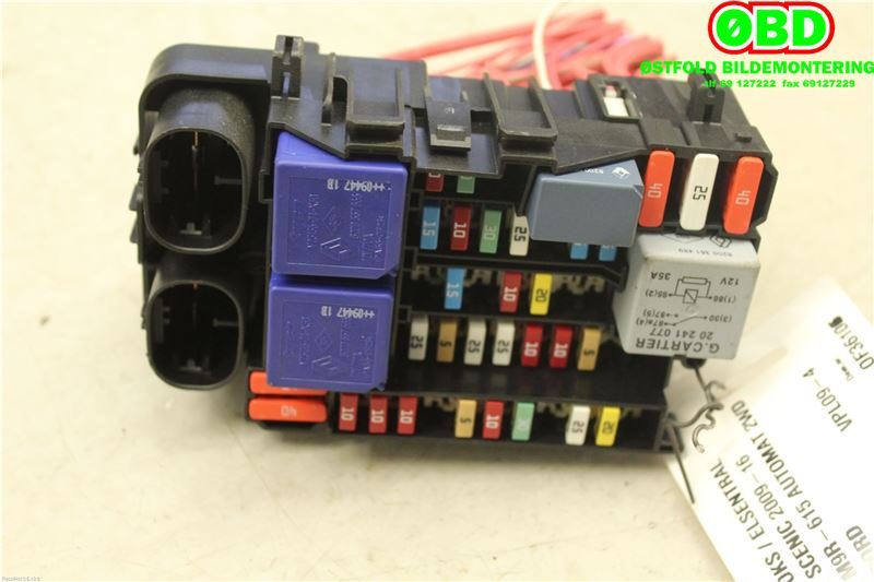 Sikringsboks til Renault Scenic, 2009-2016 (Type III) (RENAULT|)