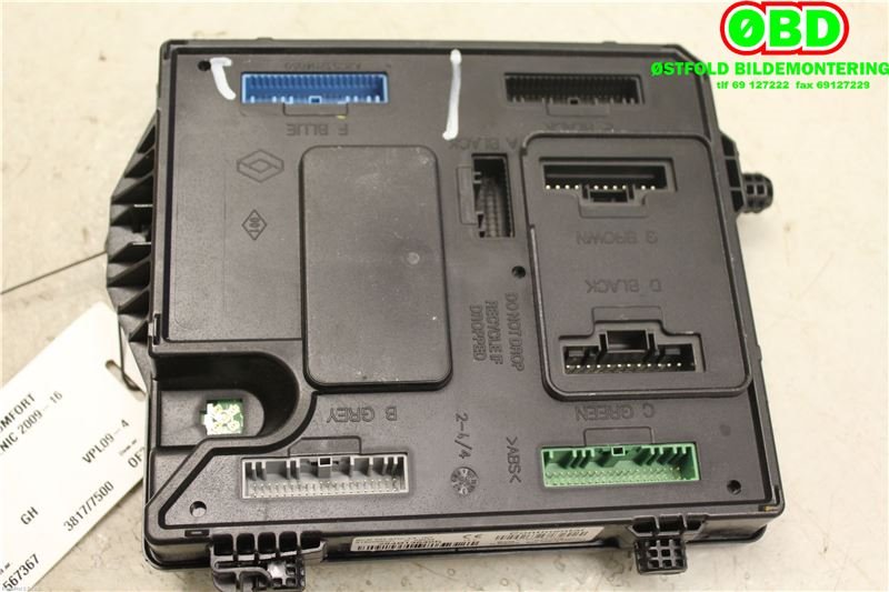 Styreenhet comfort (BCM) til Renault Scenic 2009-2016 (Type III) (RENAULT||284B13640R)
