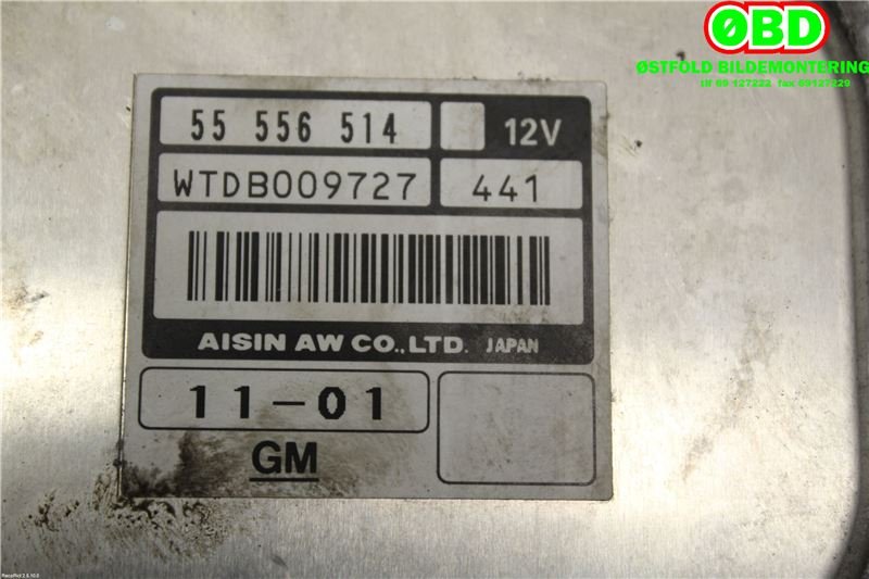 Styreenhet girkasse til Saab 9-3 2003-2007 (Type II, Fase 1) (SAAB||55556514)