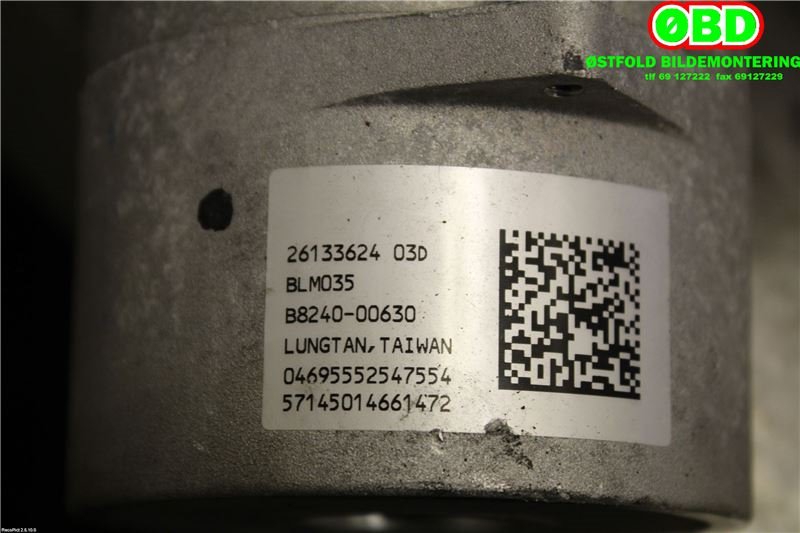 Rattaksel elektrisk servo til Ford Ka 2008-2015 (Type II) (FORD|1567600|)