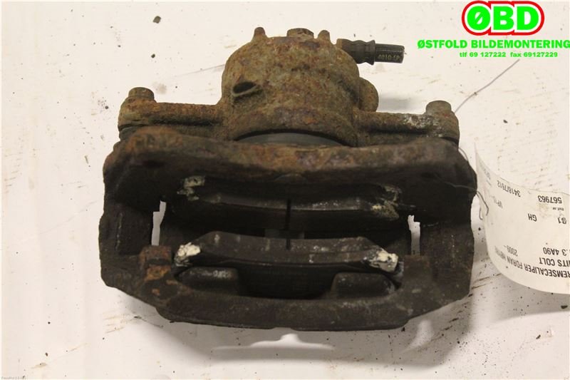 Bremsecaliper høyre foran til Mitsubishi Colt 2009-2013 (Type VII, Fase 2) (MITSUBISHI|4605A066|)