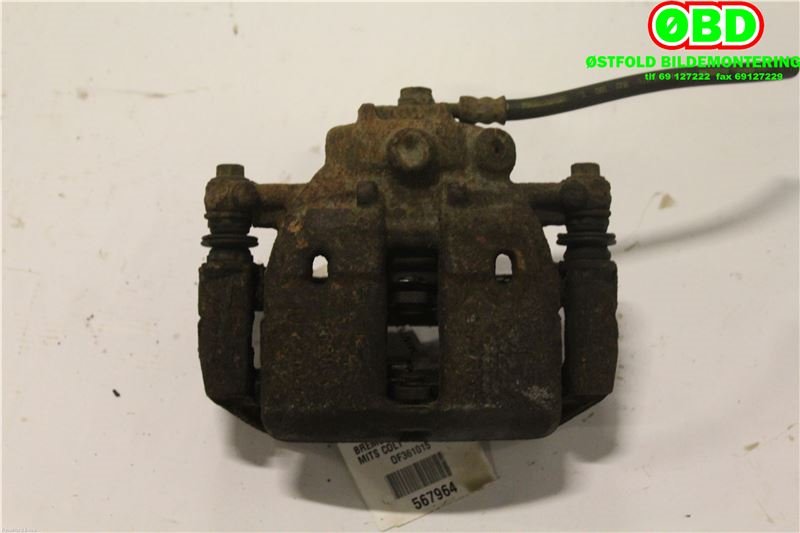 Bremsecaliper venstre foran til Mitsubishi Colt 2009-2013 (Type VII, Fase 2)  (MITSUBISHI|4605A065|)