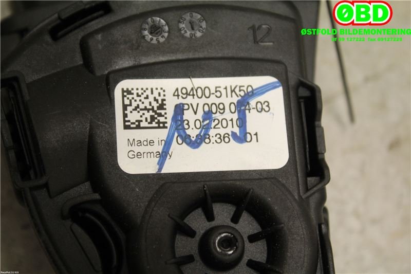 Pedal gass til Suzuki Splash 2008-2014  (SUZUKI STROMOS|49400-51K51|49400-51K50)