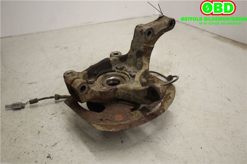 Hjulspindel høyre foran til Nissan Qashqai 2007-2010 (Type I, Fase 1) (NISSAN|40014JD000|40202JG01B|40202JG000)