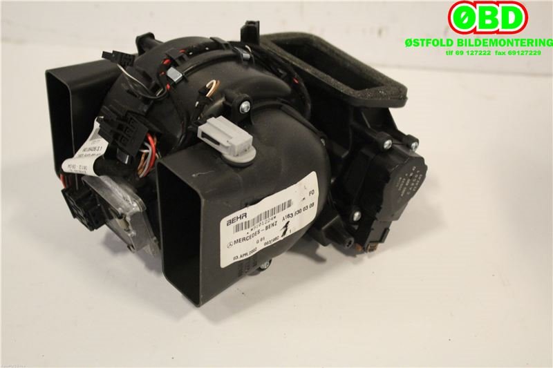 Varmeapparat motor til Mercedes ML 1997-2005 (W163) (W163) (MERCEDES|A 163 830 03 08|)