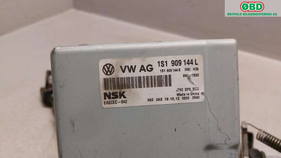 Rattaksel elektrisk servo til VW E-Up 2013-2019  (VOLKSWAGEN|1S1 423 510 T|)