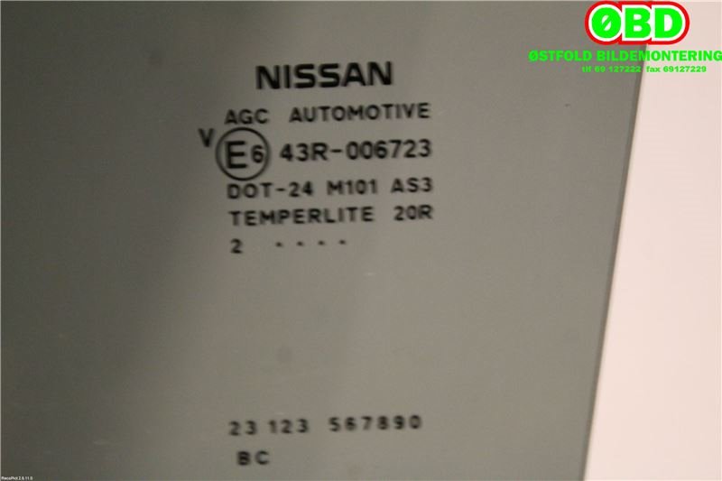 Siderute venstre bak til Nissan Juke 2010-2014 (Fase 1)  (NISSAN|823011KK1A|)