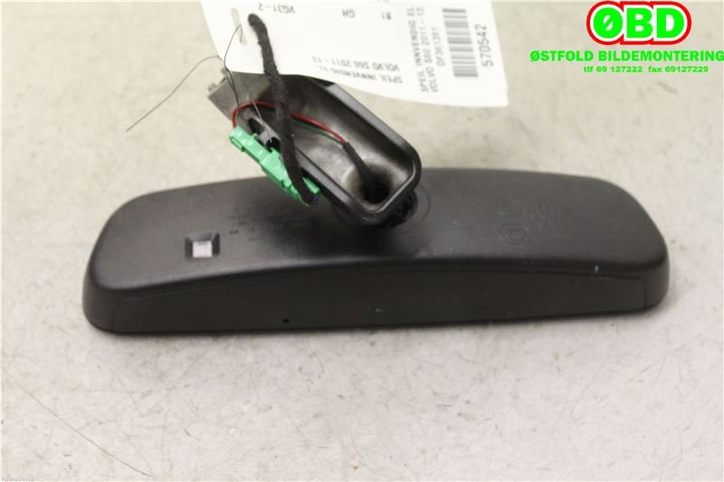 Speil innvendig til Volvo S60 2010-2014 (Type II, Fase 1)  (VOLVO|30799046|)