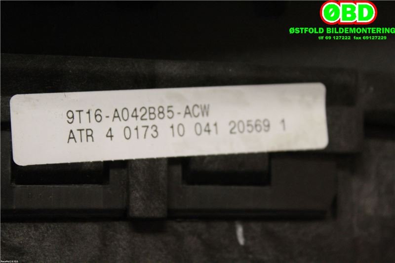 Airbag rattpute til Ford Transit Connect 2009-2013 (Type I, Fase 2)  (FORD|5083961||9T16A042B85ACW)