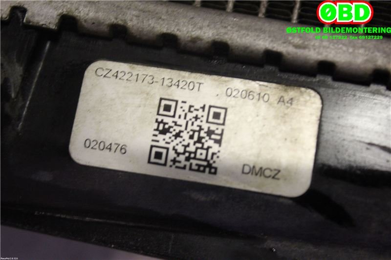 Radiator (manuell gir) til Toyota Aygo 2005-2014 (Type I) (TOYOTA|164000Q020|)