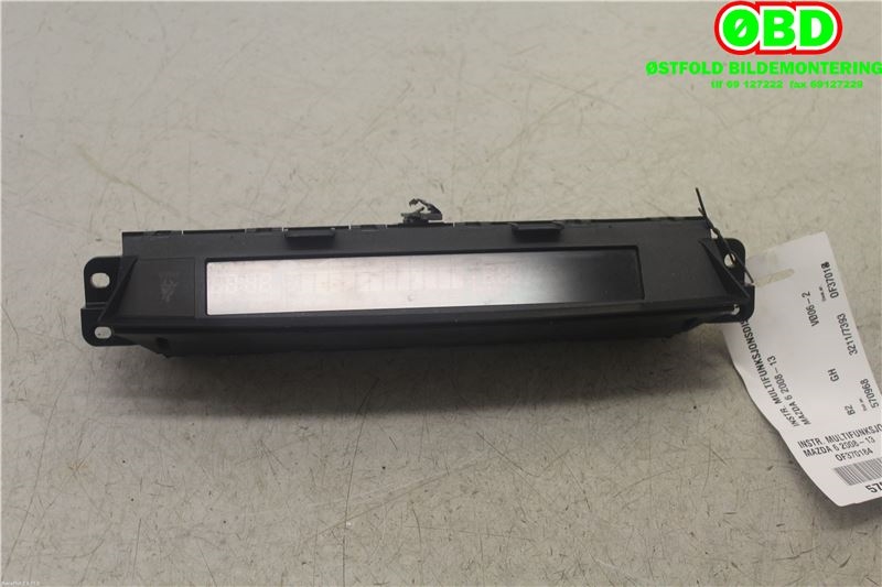 Multimedia display (MCU - Media Controller Unit) til Mazda 6 2010-2013 (Type II, Fase 2)  (MAZDA|GAL1611J0|)
