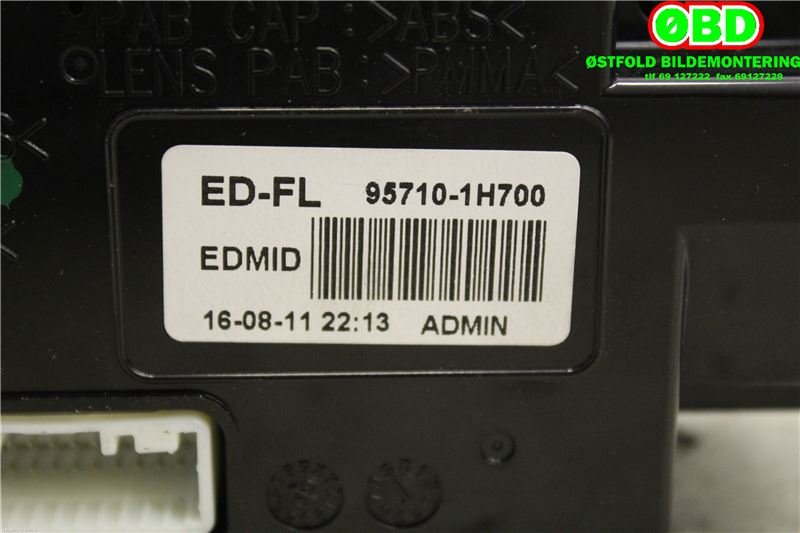 Multimedia display (MCU - Media Controller Unit) til Kia Cee