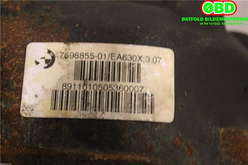 Kardang klokke bak til BMW 3-Serie 2005-2011 (E90/E91/E92/E93) (E90/E91/E92/E93) (BMW|33 10 7 566 170||7598855)