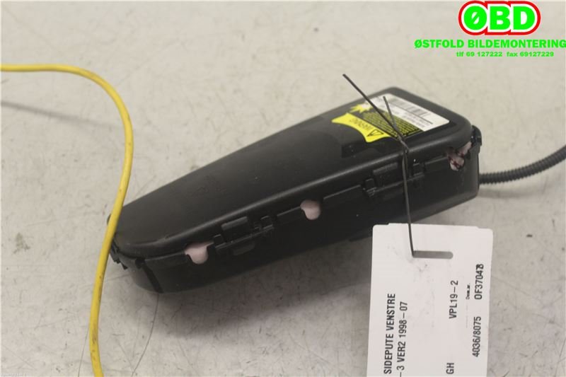 Airbag sidepute venstre til Saab 9-3, 2003-2007 (Type II, Fase 1)  (SAAB|)