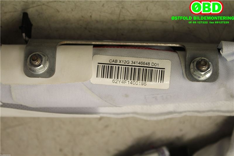Airbag gardin høyre til Nissan Leaf 2011-2017 (Type I) (NISSAN|985P03NL5A|)