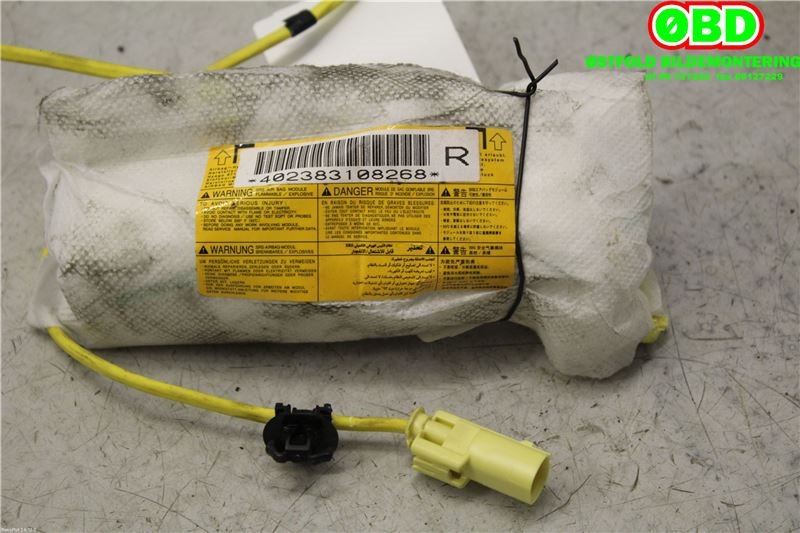 Airbag sidepute høyre til Mitsubishi Outlander, 2007-2010 (Type II, Fase 1) (MITSUBISHI|)